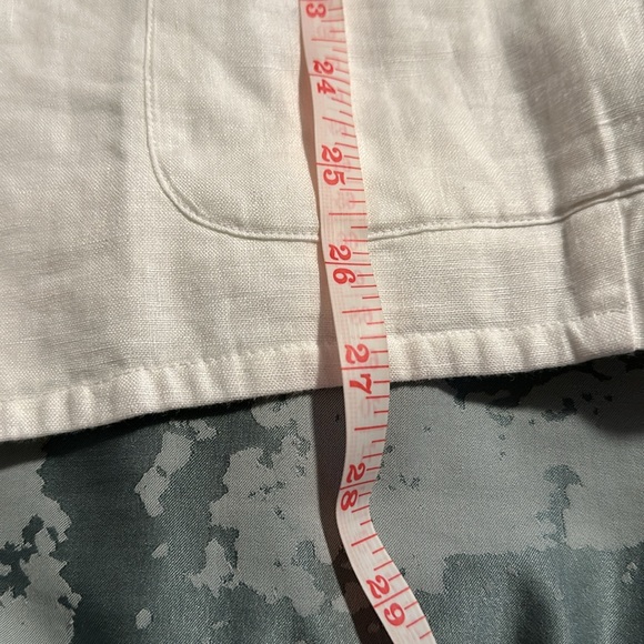 Eileen Fisher Organic Linen White Jacket - Picture 12 of 12